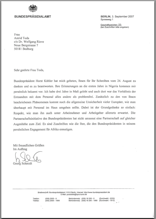 Bundespräsidialamt Bundespräsidialamt